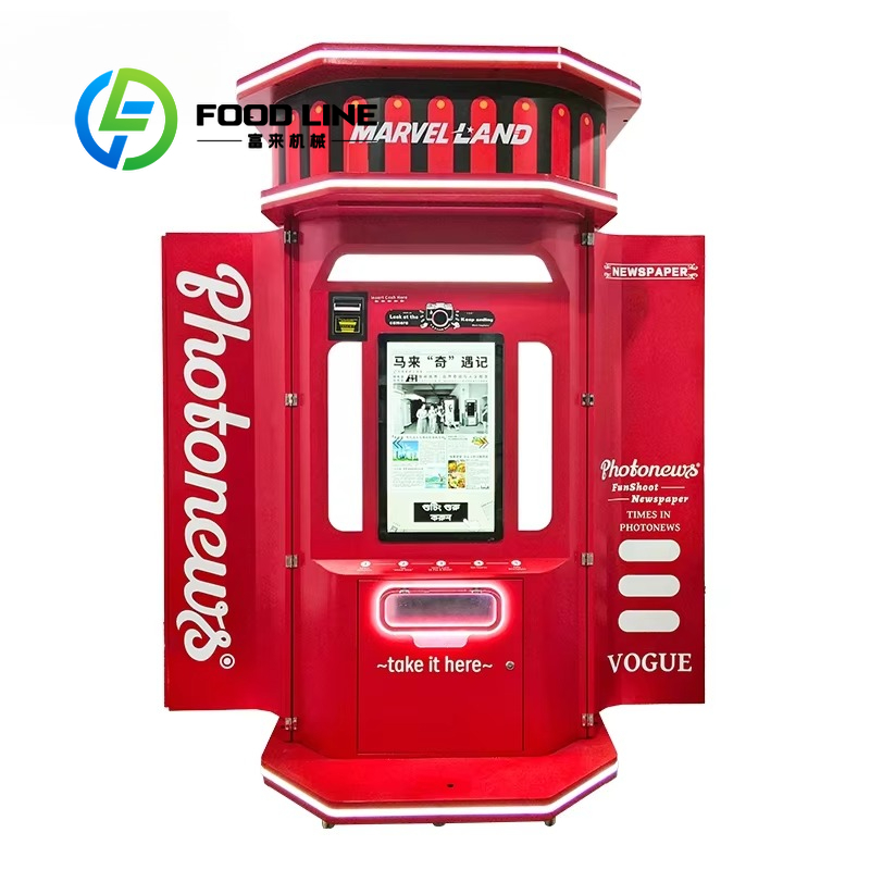 Commercial Printing Operations - Aangepaste populaire vintage interactieve krantenfoto-print fotohokje