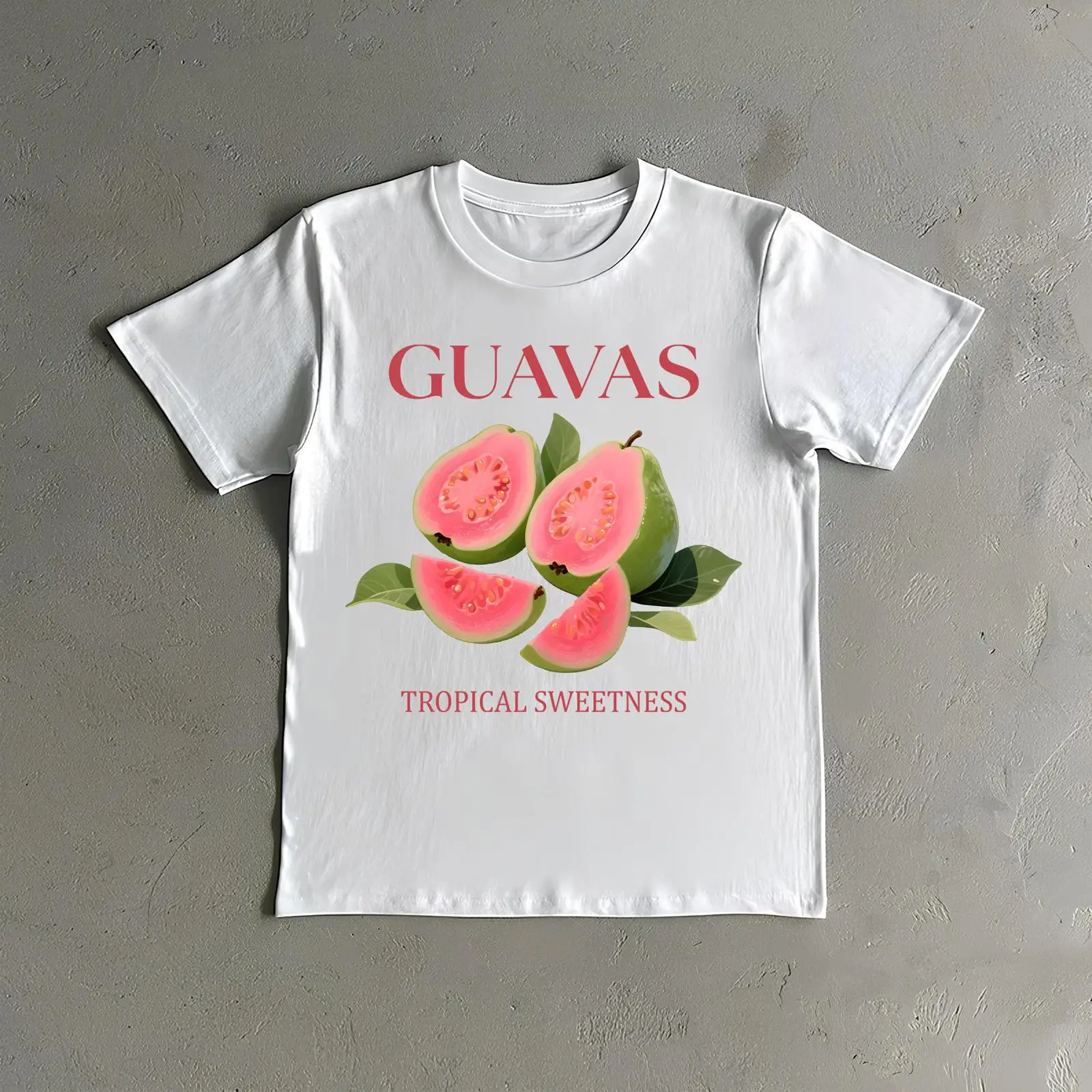 Commercial Printing And Graphics - Vintage Guavas T-shirt Retro Commercieel Zacht