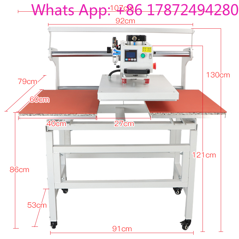 Dubbele elektrische schuifbare - Commercial Printing Machine For Shirts recensie en prijs