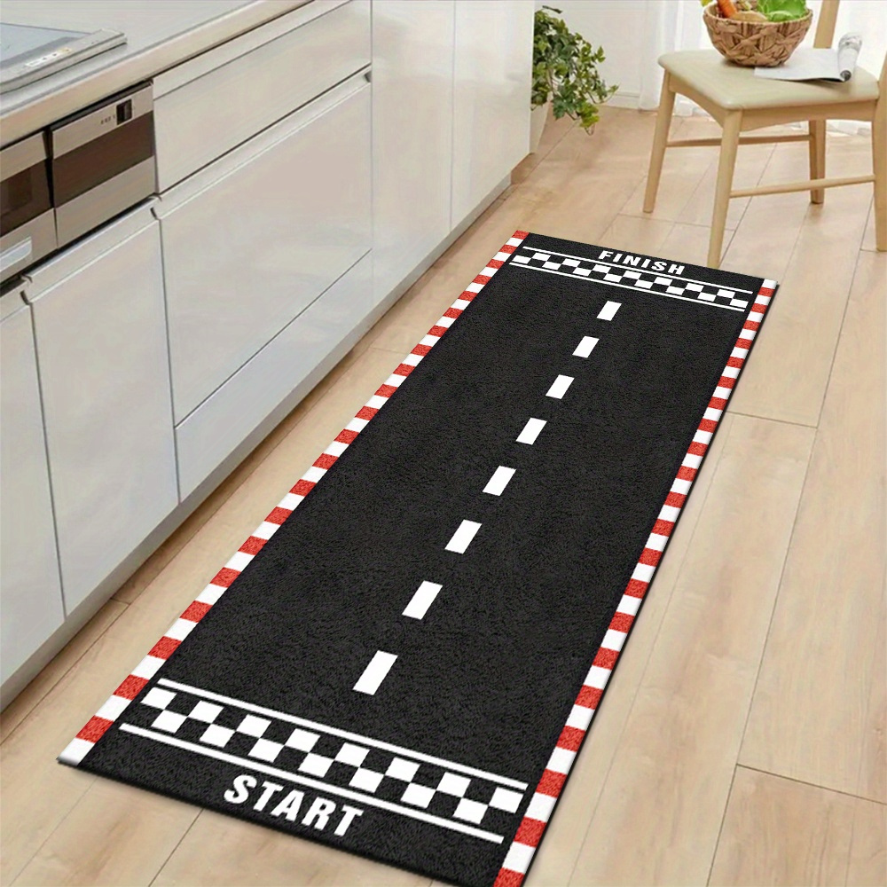 Zwarte racebaanprint start-fin - Commercial Printing And Graphics recensie en prijs